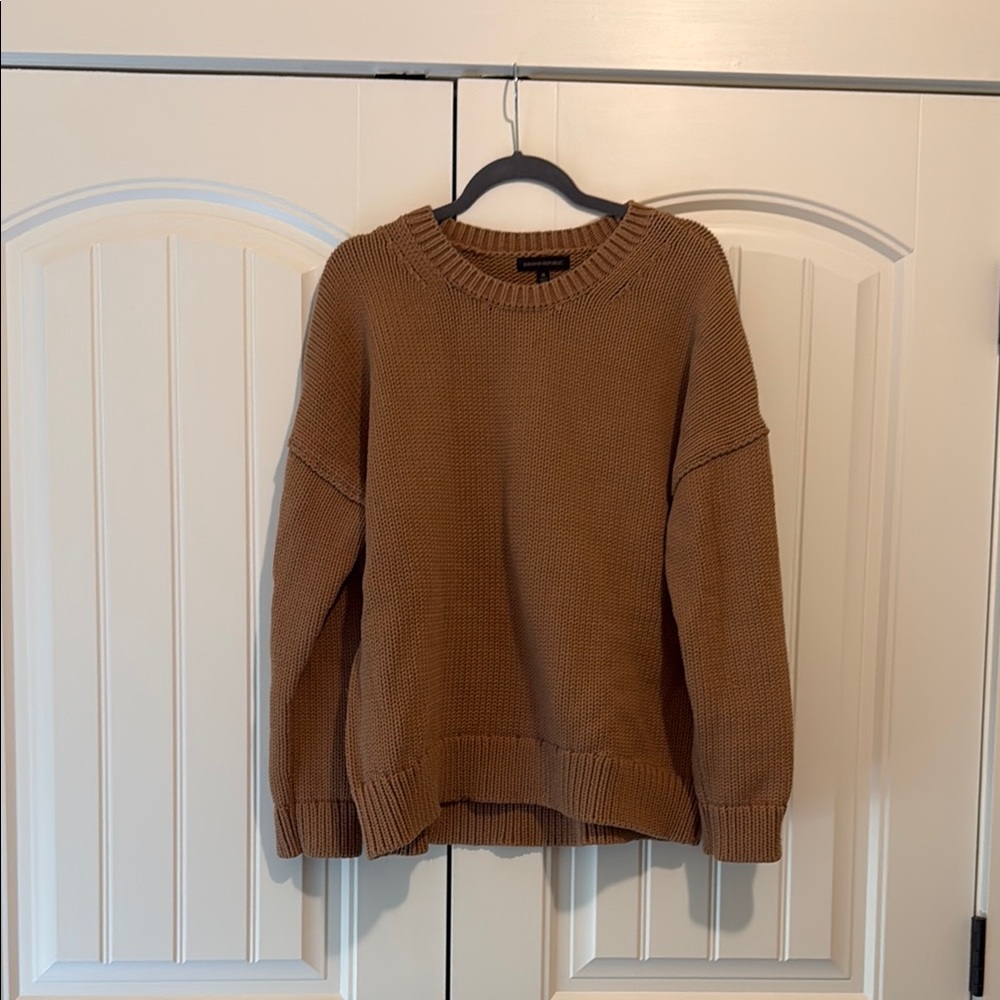 Banana Republic Tan Knit Sweater